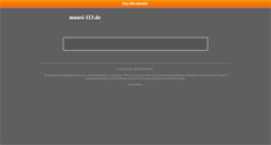 Desktop Screenshot of mausi-113.de